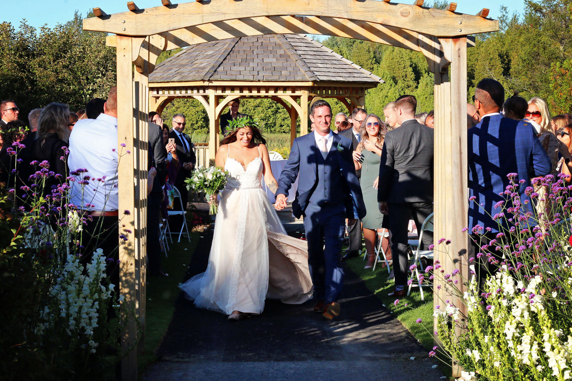 outdoor wedding durham ontario